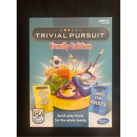 Hasbro Games Trivial Pursuit Family Edition - Picture 1 of 3